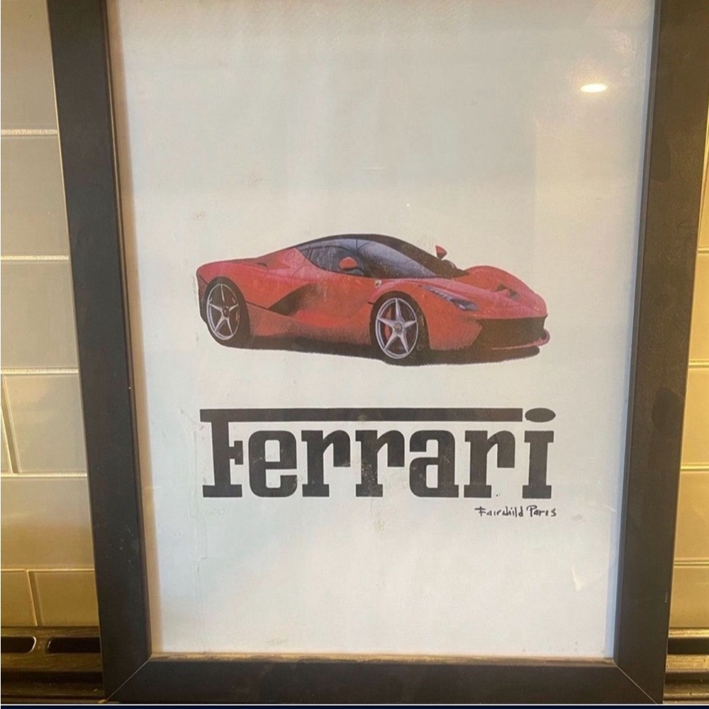 Ferrari wall art